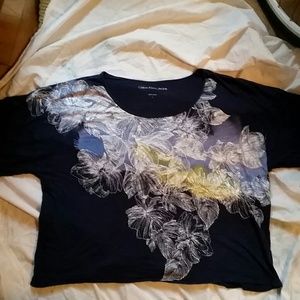 Calvin Klein Jeans oversized floral print Teesz S